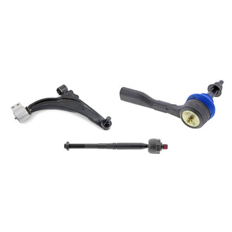 Mevotech® - Supreme™ Front Passenger Side Lower Control Arm with Ball Joint and Tie Rod End Kit