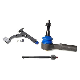 Mevotech® - Supreme™ Front Passenger Side Lower Control Arm with Ball Joint and Tie Rod End Kit
