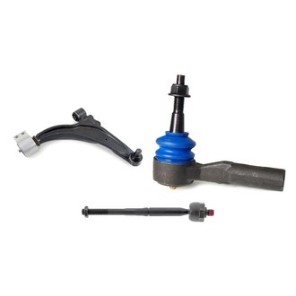 Mevotech® - Supreme™ Front Passenger Side Lower Control Arm with Ball Joint and Tie Rod End Kit