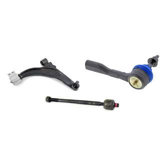 Mevotech® - Supreme™ Front Passenger Side Lower Control Arm with Ball Joint and Tie Rod End Kit