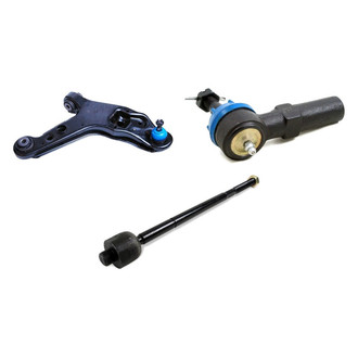 Mevotech® - Supreme™ Front Passenger Side Lower Control Arm with Ball Joint and Tie Rod End Kit