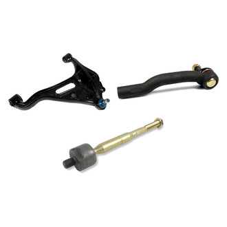 Mevotech® - Supreme™ Front Passenger Side Lower Control Arm with Ball Joint and Tie Rod End Kit