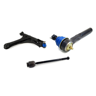 Mevotech® - Supreme™ Front Passenger Side Lower Control Arm with Ball Joint and Tie Rod End Kit
