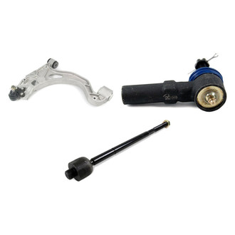 Mevotech® - Supreme™ Front Passenger Side Lower Control Arm with Ball Joint and Tie Rod End Kit