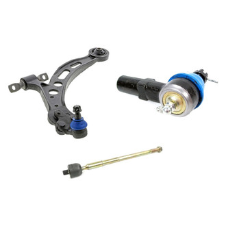 Mevotech® - Supreme™ Front Passenger Side Lower Control Arm with Ball Joint and Tie Rod End Kit