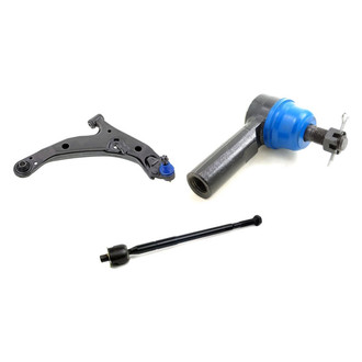 Mevotech® - Supreme™ Front Passenger Side Lower Control Arm with Ball Joint and Tie Rod End Kit