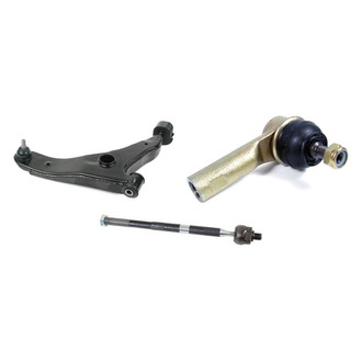Mevotech® - Supreme™ Front Passenger Side Lower Control Arm with Ball Joint and Tie Rod End Kit