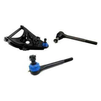 Mevotech® - Supreme™ Front Passenger Side Lower Control Arm with Ball Joint and Tie Rod End Kit