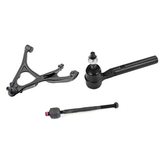 Mevotech® - Supreme™ Front Passenger Side Lower Control Arm with Ball Joint and Tie Rod End Kit