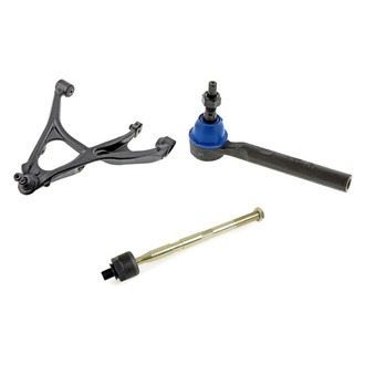 Mevotech® - Supreme™ Front Passenger Side Lower Control Arm with Ball Joint and Tie Rod End Kit