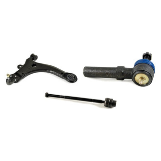Mevotech® - Supreme™ Front Passenger Side Lower Control Arm with Ball Joint and Tie Rod End Kit