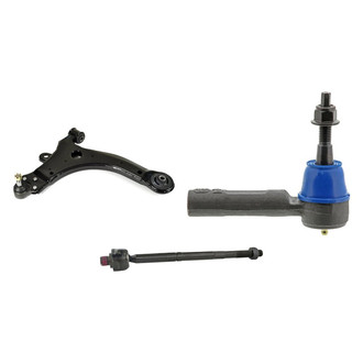 Mevotech® - Supreme™ Front Passenger Side Lower Control Arm with Ball Joint and Tie Rod End Kit