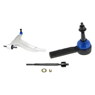 Mevotech® - Supreme™ Front Passenger Side Lower Control Arm with Ball Joint and Tie Rod End Kit