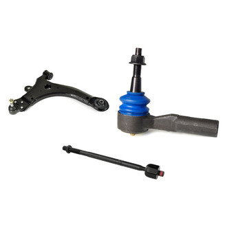 Mevotech® - Supreme™ Front Passenger Side Lower Control Arm with Ball Joint and Tie Rod End Kit