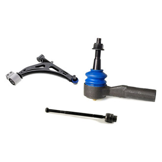 Mevotech® - Supreme™ Front Passenger Side Lower Control Arm with Ball Joint and Tie Rod End Kit