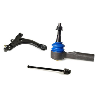 Mevotech® - Supreme™ Front Passenger Side Lower Control Arm with Ball Joint and Tie Rod End Kit