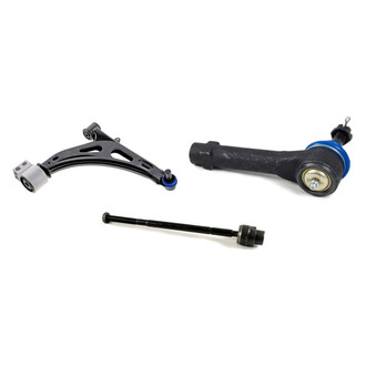 Mevotech® - Supreme™ Front Passenger Side Lower Control Arm with Ball Joint and Tie Rod End Kit