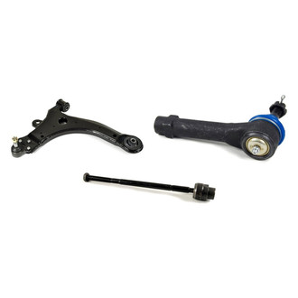 Mevotech® - Supreme™ Front Passenger Side Lower Control Arm with Ball Joint and Tie Rod End Kit