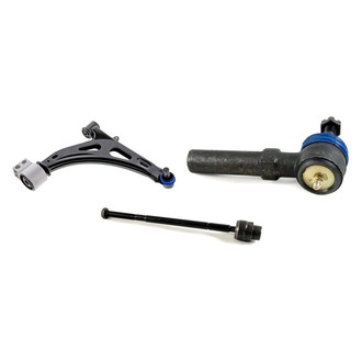 Mevotech® - Supreme™ Front Passenger Side Lower Control Arm with Ball Joint and Tie Rod End Kit
