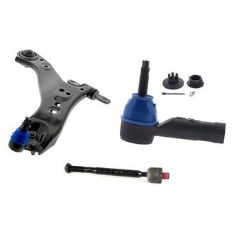 Mevotech® - Supreme™ Front Passenger Side Lower Control Arm with Ball Joint and Tie Rod End Kit