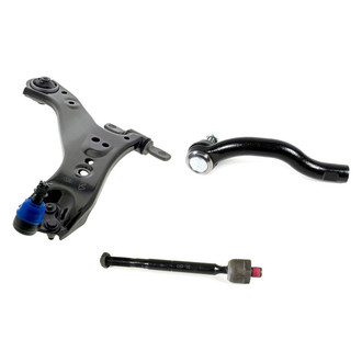 Mevotech® - Supreme™ Front Passenger Side Lower Control Arm with Ball Joint and Tie Rod End Kit