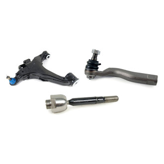 Mevotech® - Supreme™ Front Passenger Side Lower Control Arm with Ball Joint and Tie Rod End Kit