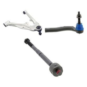 Mevotech® - Supreme™ Front Passenger Side Lower Control Arm with Ball Joint and Tie Rod End Kit