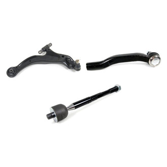 Mevotech® - Supreme™ Front Passenger Side Lower Control Arm with Ball Joint and Tie Rod End Kit