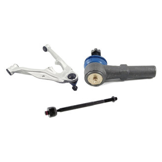 Mevotech® - Supreme™ Front Passenger Side Lower Control Arm with Ball Joint and Tie Rod End Kit