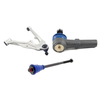 Mevotech® - Supreme™ Front Passenger Side Lower Control Arm with Ball Joint and Tie Rod End Kit