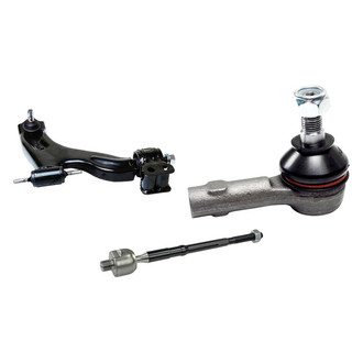 Mevotech® - Supreme™ Front Passenger Side Lower Control Arm with Ball Joint and Tie Rod End Kit
