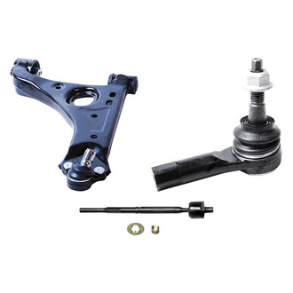 Mevotech® - Supreme™ Front Passenger Side Lower Control Arm with Ball Joint and Tie Rod End Kit