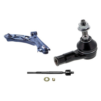 Mevotech® - Supreme™ Front Passenger Side Lower Control Arm with Ball Joint and Tie Rod End Kit