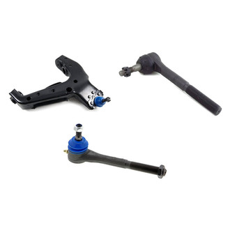 Mevotech® - Supreme™ Front Passenger Side Lower Control Arm with Ball Joint and Tie Rod End Kit