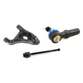 Mevotech® - Supreme™ Front Passenger Side Lower Control Arm with Ball Joint and Tie Rod End Kit