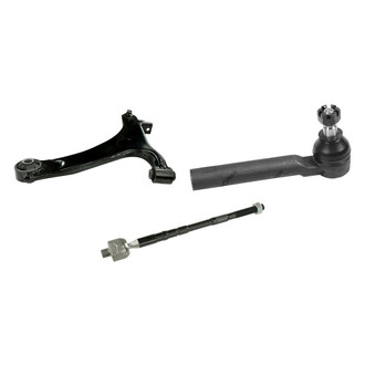 Mevotech® - Supreme™ Front Passenger Side Lower Control Arm with Ball Joint and Tie Rod End Kit