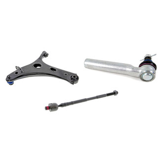 Mevotech® - Supreme™ Front Passenger Side Lower Control Arm with Ball Joint and Tie Rod End Kit