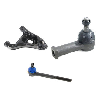 Mevotech® - Supreme™ Front Passenger Side Lower Control Arm with Ball Joint and Tie Rod End Kit