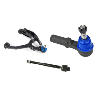 Mevotech® - Supreme™ Front Passenger Side Lower Control Arm with Ball Joint and Tie Rod End Kit