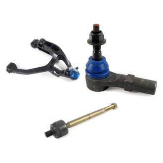 Mevotech® - Supreme™ Front Passenger Side Lower Control Arm with Ball Joint and Tie Rod End Kit