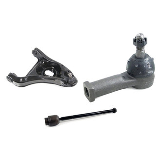 Mevotech® - Supreme™ Front Passenger Side Lower Control Arm with Ball Joint and Tie Rod End Kit
