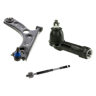 Mevotech® - Supreme™ Front Passenger Side Lower Control Arm with Ball Joint and Tie Rod End Kit