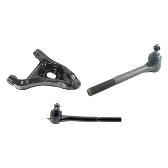 Mevotech® - Supreme™ Front Passenger Side Lower Control Arm with Ball Joint and Tie Rod End Kit