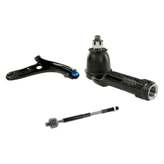 Mevotech® - Supreme™ Front Passenger Side Lower Control Arm with Ball Joint and Tie Rod End Kit
