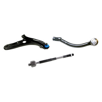 Mevotech® - Supreme™ Front Passenger Side Lower Control Arm with Ball Joint and Tie Rod End Kit