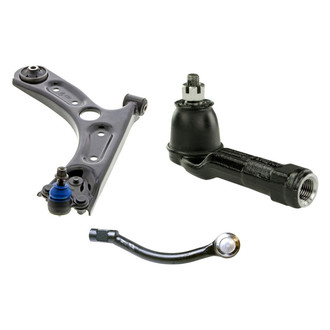 Mevotech® - Supreme™ Front Passenger Side Lower Control Arm with Ball Joint and Tie Rod End Kit