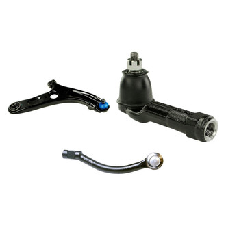 Mevotech® - Supreme™ Front Passenger Side Lower Control Arm with Ball Joint and Tie Rod End Kit