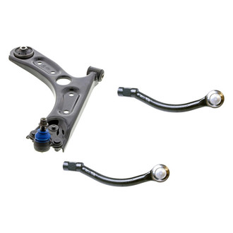 Mevotech® - Supreme™ Front Passenger Side Lower Control Arm with Ball Joint and Tie Rod End Kit