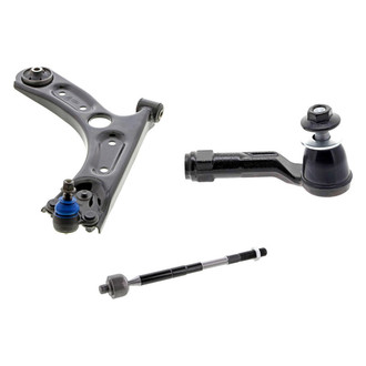 Mevotech® - Supreme™ Front Passenger Side Lower Control Arm with Ball Joint and Tie Rod End Kit