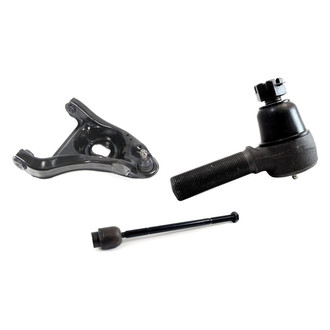 Mevotech® - Supreme™ Front Passenger Side Lower Control Arm with Ball Joint and Tie Rod End Kit